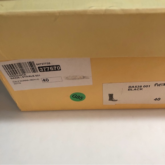 NEW Black Leather Motorcycle Men’s Boots Size 40 or Size 8/9 - Picture 7 of 10